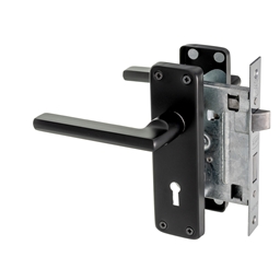M8E10 - 2 Lever Lockset Royal Sq 6" -M8E10_A_L_T